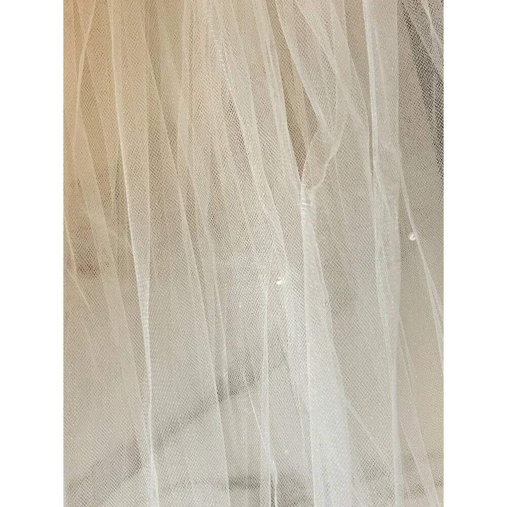Bridal Ivory Floral Crown Veil